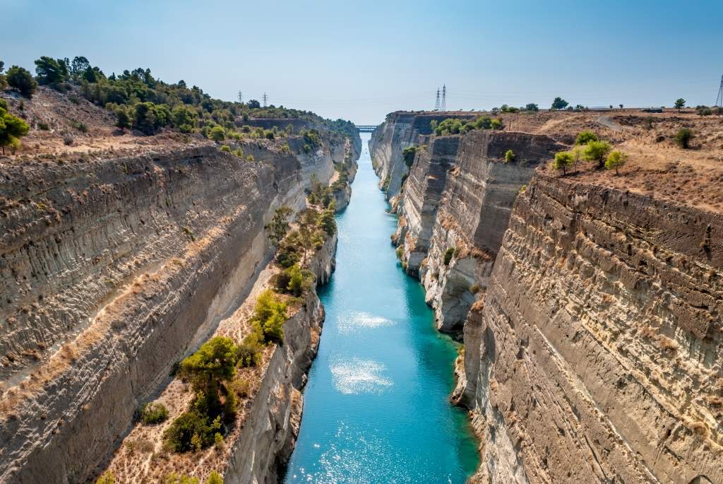 Putovanje Peloponez Korintski Kanal